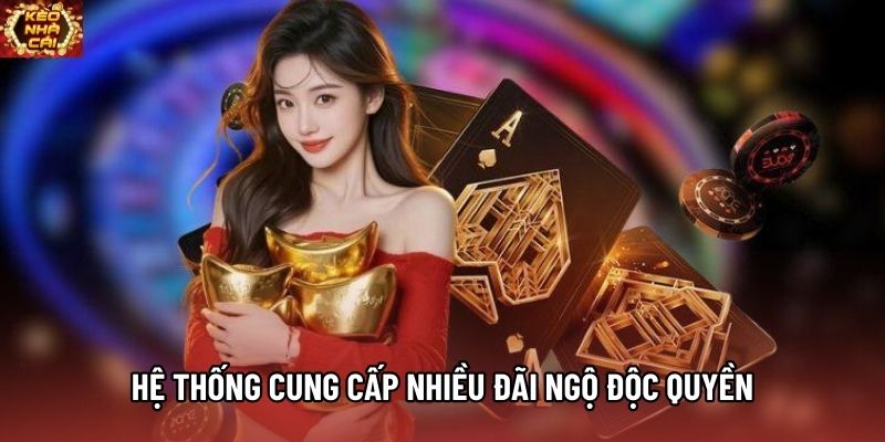 Hệ thống cung cấp nhiều đãi ngộ độc quyền